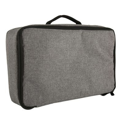 Tyenaza Projector Bag, Heavy Duty Nylon Portable Projector Carrying Case with Sturdy Handle for Most Major Projector, Gray(13.6x7.9x4in)