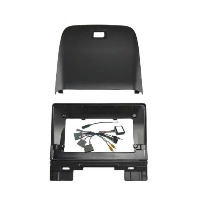 10 Inch Car Frame Fascia Adapter Canbus Box Decoder Compatible with Honda Vezel XRV HRV HR-V 2021+ Android Radio Dash Fitting Panel Kit(A Frame Cable Canbus)