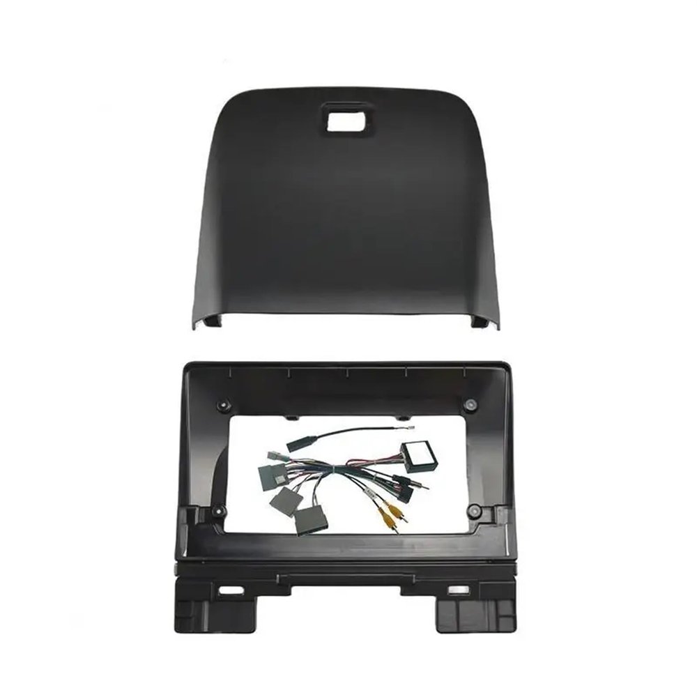 10 Inch Car Frame Fascia Adapter Canbus Box Decoder Compatible with Honda Vezel XRV HRV HR-V 2021+ Android Radio Dash Fitting Panel Kit(A Frame Cable Canbus)