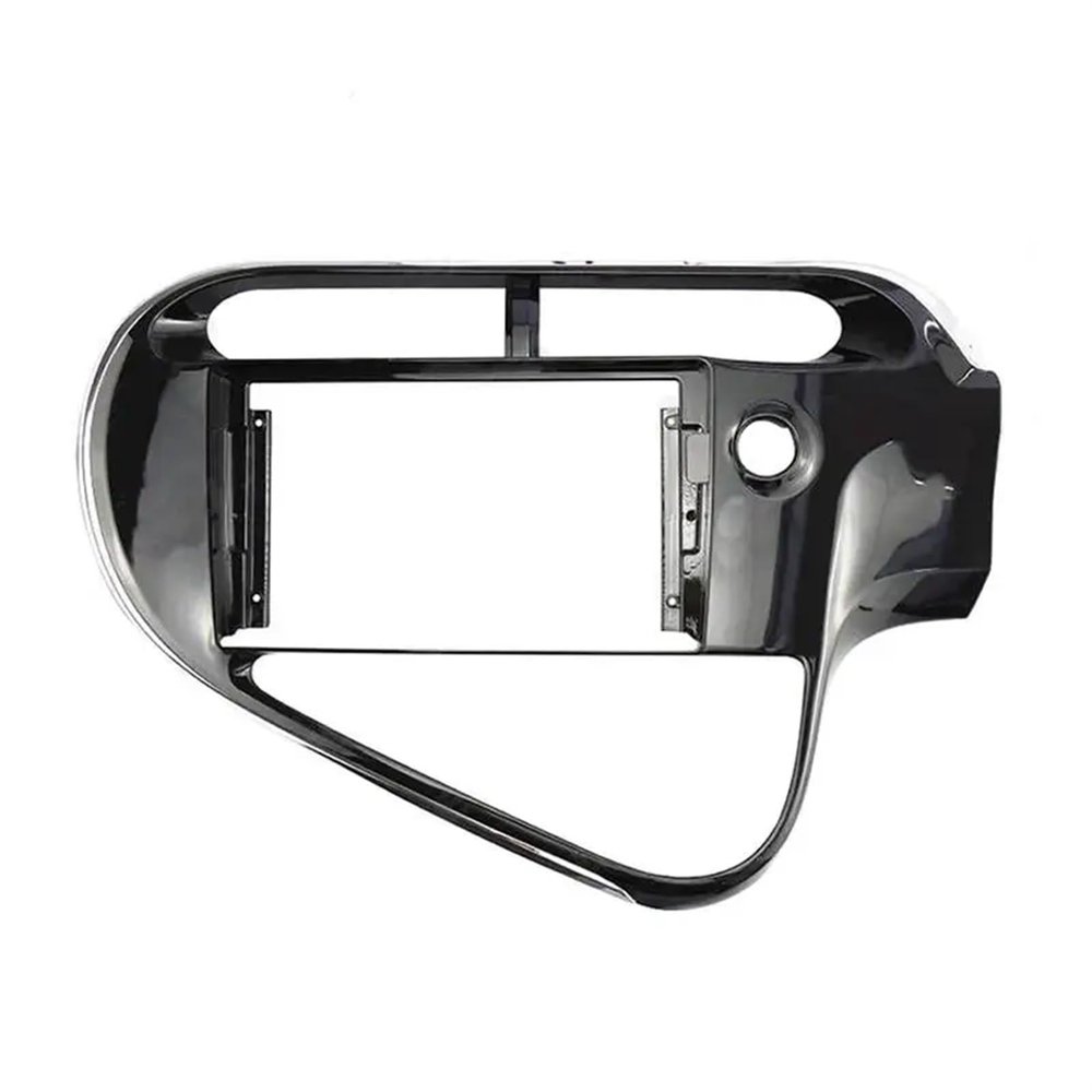9 Inch Car Frame Fascia Adapter Decoder Android Radio Dash Fitting Panel Kit Compatible with Toyota Prius C 2018(Only Frame)