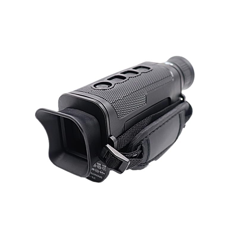 XHJ Infrared Monocular Night Vision Device 8X Zoom 4K HD 25mm Lens Black Adults Outdoor Enthusiasts
