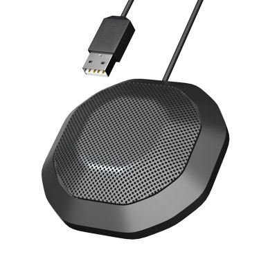 Dioche Condenser Microphone, Conference Microphone PC Microphone with Touch Mute Function for Game Voice, Internet Video, Live Microphone (USB Plug)