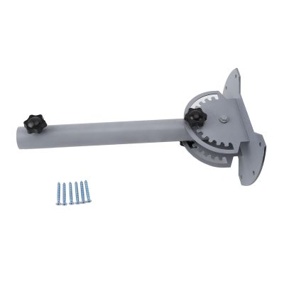 Adjustable Satellite Dish Mount 11.8x7.9in Weatherproof Aluminum Alloy Multi Angle Satellite Internet Antenna Mounting Bracket Kit for Roof or Wall Installation