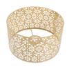 ROMISBABA Metal Hollow Lamp Shade Floral Lampshade Replacement for Ceiling Light view 1