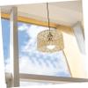 ROMISBABA Metal Hollow Lamp Shade Floral Lampshade Replacement for Ceiling Light view 2