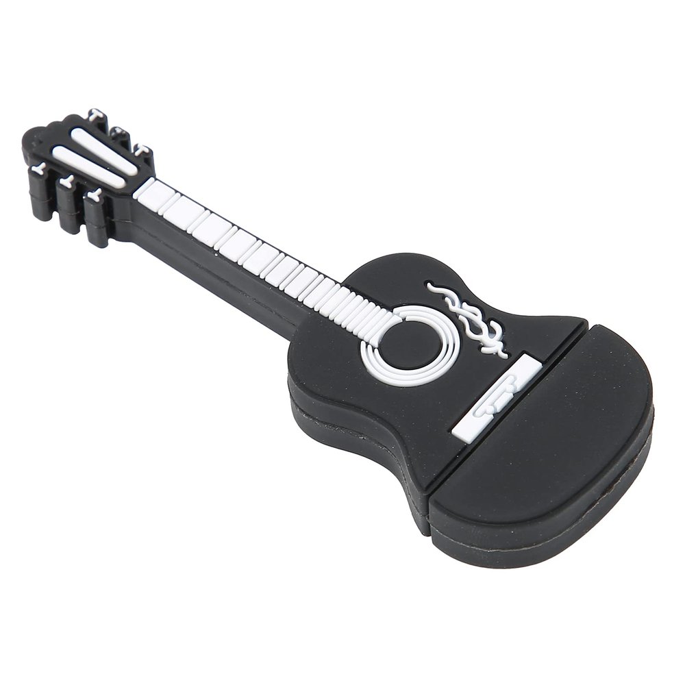 128GB USB Fl Drive Guitar Appearance for Data Storage Trans Compatible with Various Syst for Music Lovers! (32GB)