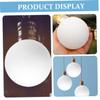 ROMISBABA Glass Globe Lampshade Replacement for Chandelier White Modern Design Sturdy and Easy to Fit Ceiling Lamps Pendant Lights view 2