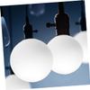 ROMISBABA Glass Globe Lampshade Replacement for Chandelier White Modern Design Sturdy and Easy to Fit Ceiling Lamps Pendant Lights view 4