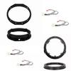 6x9 Front + 6.5" Rear Door Speaker Install Mount Adapter Bracket Plates + Speaker Wire -Made for Ford: 2011 2012 2013 2014 2015 2016 2017 2018 2019 Explorer view 1