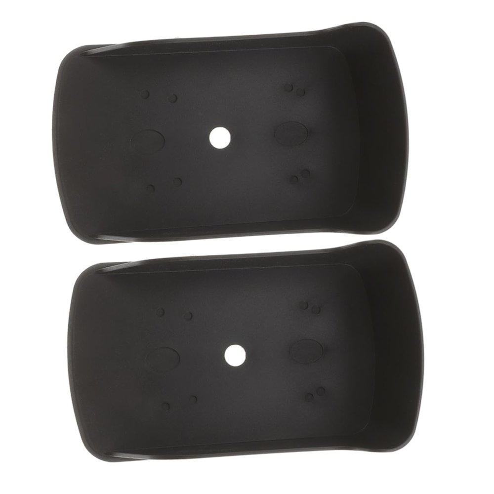 COOLHIYA 2pcs Outdoor Doorbell Cover Weatherproof Rainproof Shell for Wireless Door Bell Plastic Protector