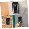 COOLHIYA 2pcs Outdoor Doorbell Cover Weatherproof Rainproof Shell for Wireless Door Bell Plastic Protector view 2