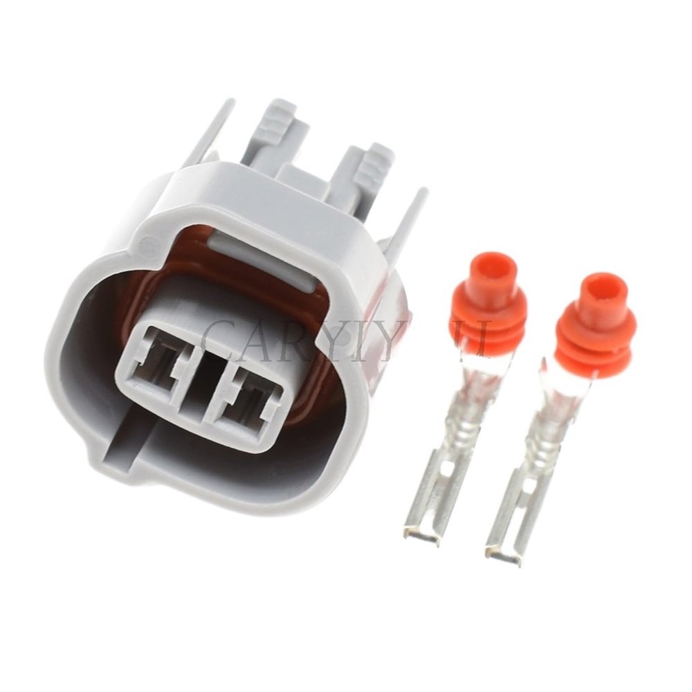 1 Set 6189-0031 2Pin Way Male Female Auto Connector Fog Light Lamp Socket Reverse Radar p/Lug(Female Connector Set)