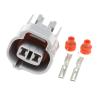 1 Set 6189-0031 2Pin Way Male Female Auto Connector Fog Light Lamp Socket Reverse Radar p/Lug(Female Connector Set) view 1