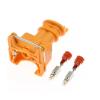 1 Set 2 Pin EV1 Car p/Lug Connector Junior Power Timer JPT Jetronic Kits 282189-1 Fit Compatible Car Green Blue Yellow Grey(200a) view 1
