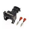 1 Set 2 Pin EV1 Car p/Lug Connector Junior Power Timer JPT Jetronic Kits 282189-1 Fit Compatible Car Green Blue Yellow Grey(Black) view 1