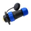 QXCIVR SP28 Straight IP68 Water.Proof Connector 2 Pin 3/4/5/6/7/8/9/10/12/14/16/19/22/24/26pin Flange Outlet(8P) view 2