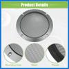 VekAuto Universal 6.5" Car Speaker Grills Cover Mesh Round 6.5 Inch Audio Speaker Subwoofer Guard Protector Case with Mounting Screws Iron Gray - Pack of 4 Auto Accessories view 4