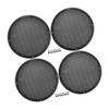 VekAuto Universal 10" Car Speaker Grills Cover Mesh Round 10 Inch Audio Subwoofer Protective Case with Mounting Screws ABS Black - Pack of 4 Auto Accessories view 1