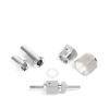 VCR Five Piece Set of VCR Nut 1/4VCR Welded Pipe Welding Joint 1/2VCR Gasket VCR Short Rod 316(0.5inch,Nut head) view 1