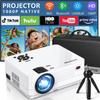 Dxyiitoo 12000LM 4K Support Native 1080P HD Projector with WiFi and Bluetooth, Movie Projector for Outdoor Movies, LCD Technology 300"Display Projector Home Theater, (Projector with Tripod) view 1