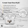Klsify Custom Photo Case for AirPods 4th Gen Earbuds Cover Customized Personalized Make Design Heart Shaped Image Text Logo Picture Shockproof Clear Soft Earphone Box Shell with Keychain view 3