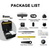 GPS Surveying Equipment Rover Base Switched Freely,Surveying Software Included,PPP RTK PPK IMU GNSS Receiver, 2.5mm Static Accuracy, Coodinates Collection,Point Surveying 900Mhz,(Exclude Tripod) view 2