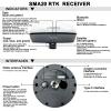 GPS Surveying Equipment Rover Base Switched Freely,Surveying Software Included,PPP RTK PPK IMU GNSS Receiver, 2.5mm Static Accuracy, Coodinates Collection,Point Surveying 900Mhz,(Exclude Tripod) view 3