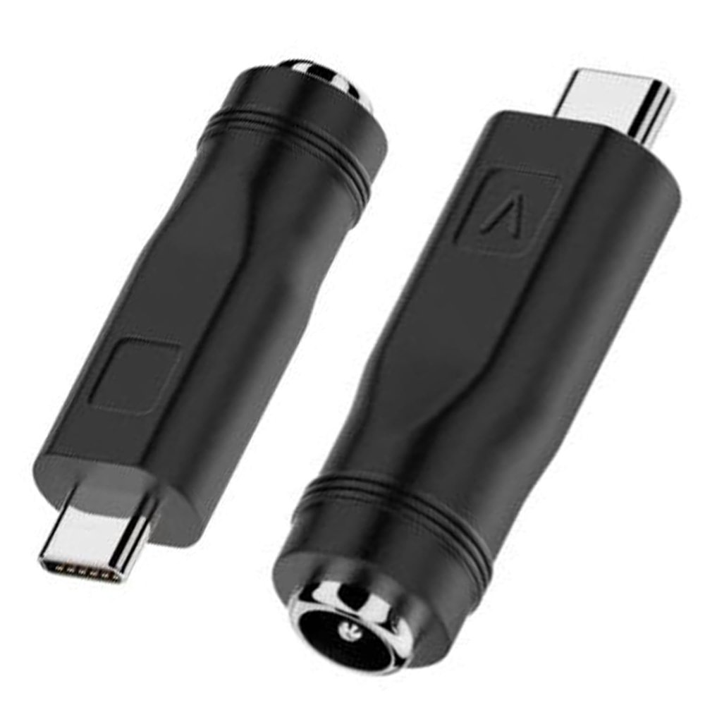 Artilits 5.5 x.2.1mm to USB C Adapter, 5.5 X 2.1 mm Plug Power Delivery USB C Adapter 12V Made for USB Lights, Small Fan, Foldable Solar, Laptops, Cameras Series