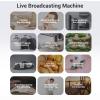 Desktop Greenscreen Live Streaming Machine, 10.1 Inch 8GB 128GB Multi Camera Switching Professional Live Broadcast Device for Enterprise Show (US view 3