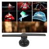 3D Hologram fan,3D Hologram Projector, 3D Holographic Advertising Machine, Naked Eye No Screen Display, Fan Equipment, Three-dimensional Suspended Air Imaging, Dazzling Screen for Halloween,Bar,Casino view 2