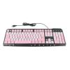 Mtlavishness K Keyboard USB Wired Cute Cartoon for Laptop Computer and (Black Powder) view 1