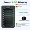 BEVIGOR AA Rechargeable Batteries with Charger, 10-Pack 2800mAh High Capacity NiMH AA Batteries view 2