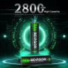 BEVIGOR AA Rechargeable Batteries with Charger, 10-Pack 2800mAh High Capacity NiMH AA Batteries view 3