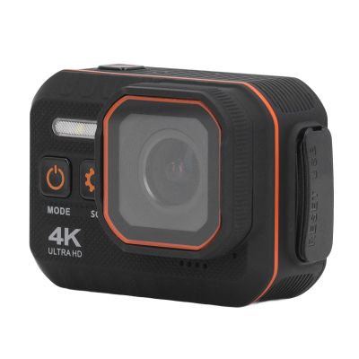 EBTOOLS 4K 60FPS Action Camera, IP68 Action Camera with 2 Inch Screen, 170 Degree Wide Angle, 6 Axes Anti Shake, Bike Helmet Camera for Travel, Sports