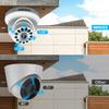 1080P Wired CCTV Security Camera System, 8CH HD DVR Kit, 4X Dome Indoor Outdoor Cameras, 65ft IR Night Vision, Free App, No Subscription Fee, Remote Access, Reliable Home Security view 2
