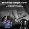 2K Security Camera Indoor, 2.4G & 5G WiFi Pet Camera for Home Security, Pet/Dog/Elder/Baby Camera with Phone App, Night Vision, Cloud/SD Card Storage, 2-Way Audio, Motion Detection, Black view 4