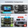 4G+64G Car Radio for Toyota RAV4 2007 2008 2009 2010 2011, Rimoody Android 15 Car Stereo Wireless Carplay Andorid auto GPS 5G WiFi 10.1 inch Touch Screen Mirror Link EQ Bluetooth 5.0 FM Backup Camera view 2