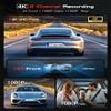 3 Channel 4K Dash Cam, Dash Camera for Cars with STARVIS 2 HDR Night Vision, 4K+1080P+1080P Front Inside and Rear Triple Car Camera, GPS, 24H Parking Mode, Free 64GB Card view 2