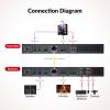AV Access 4K DisplayPort KVM Extender DP Over Ethernet HDBaseT 3.0 PoE, Uncompressed 4K Transmission up to 100m/330ft, 144-240Hz, 4*USB 2.0 Ports, 2-Way Audio, Zero Latency (4KEX100-DP-Pro) view 3