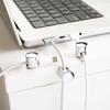 Cable Anchors for Desk Organization Gun Metal Wire Snap, Charger Cable Management Clips, Aluminum Cord Organizers, Power Cable Retainer (Pink) view 4