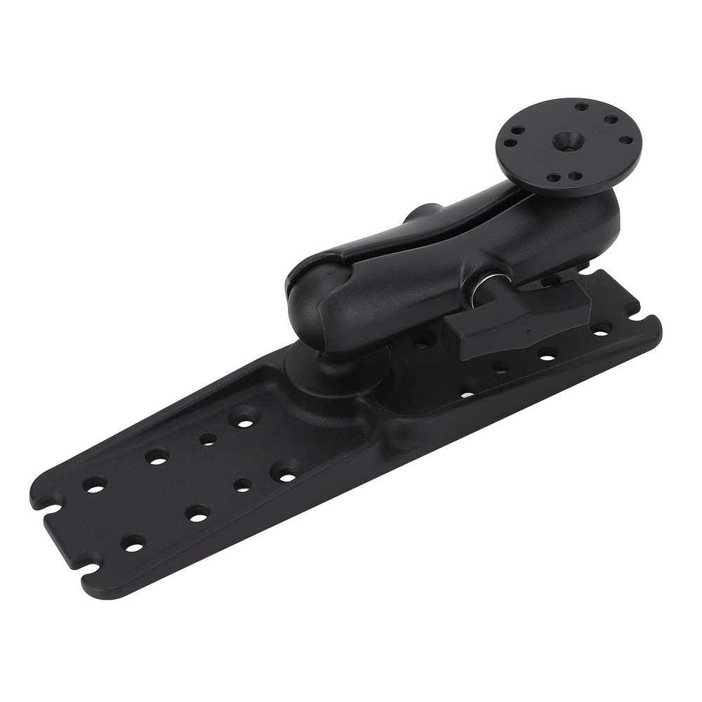 Fish Finder Bracket, AMPS Aluminum Alloy Hole Pattern Fish Finder Bracket Easy Installation for Kayak