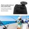 Jopwkuin Truck Mount, Heavy Duty Versatile Dual Ball Mount Adapter Plate, Dual Socket Arm with C Size Ball Adapter for Fish Finders view 2