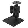 Jopwkuin Truck Mount, Heavy Duty Versatile Dual Ball Mount Adapter Plate, Dual Socket Arm with C Size Ball Adapter for Fish Finders view 3