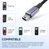 TI 84 Cable Compatible with Texas Instruments TI-84 Plus, TI-84 Plus CE, TI-84 Plus C Silver Edition, TI-89 Titanium, TI-Nspire CX II, TI-Nspire CX II CAS, TI Nspire CX CAS Graphing Calculator, 3.3ft view 2