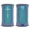Carrying Protective Silicone Case Compatible with Ultimate Ears EVERBOOM Wireless Bluetooth Portable Speaker, Silicone Case Cover with Shoulder Strap for Ultimate Ears EVERBOOM (Blue) view 3