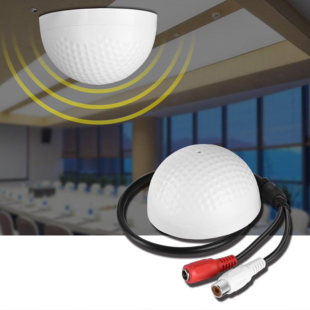 Jopwkuin HiFi Audio Pickup Sound Pickup Mini for CCTV Security