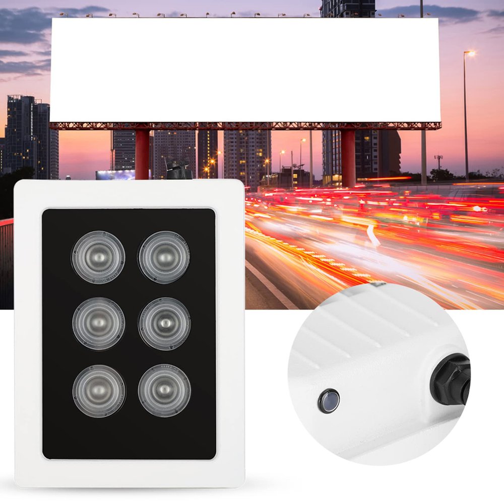 Jopwkuin IR Illuminators, CCTV Fill Light 6W for Home Security