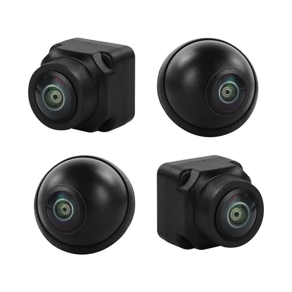 DUDUAUTO 360 Panoramic Camera 1080P AHD, Rear Front Left Right Around View IP68 Waterproof 1920 * 1080P