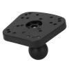 Fish Finder Bracket, High Density Multipurpose Nonslip Design Ball Mounting Plate Good Flexibility Nylon Main Body for Outdoor Environments view 1