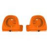 Mats-Csrewy Lower Vented Fairing Speaker Pods 6.5 inch for Harley Touring, FLT, FLHT, FLHTCU, FLHRC, Road Glide, Road King, Street Glide, Electra Glide 2014-2023 Baja orange view 1